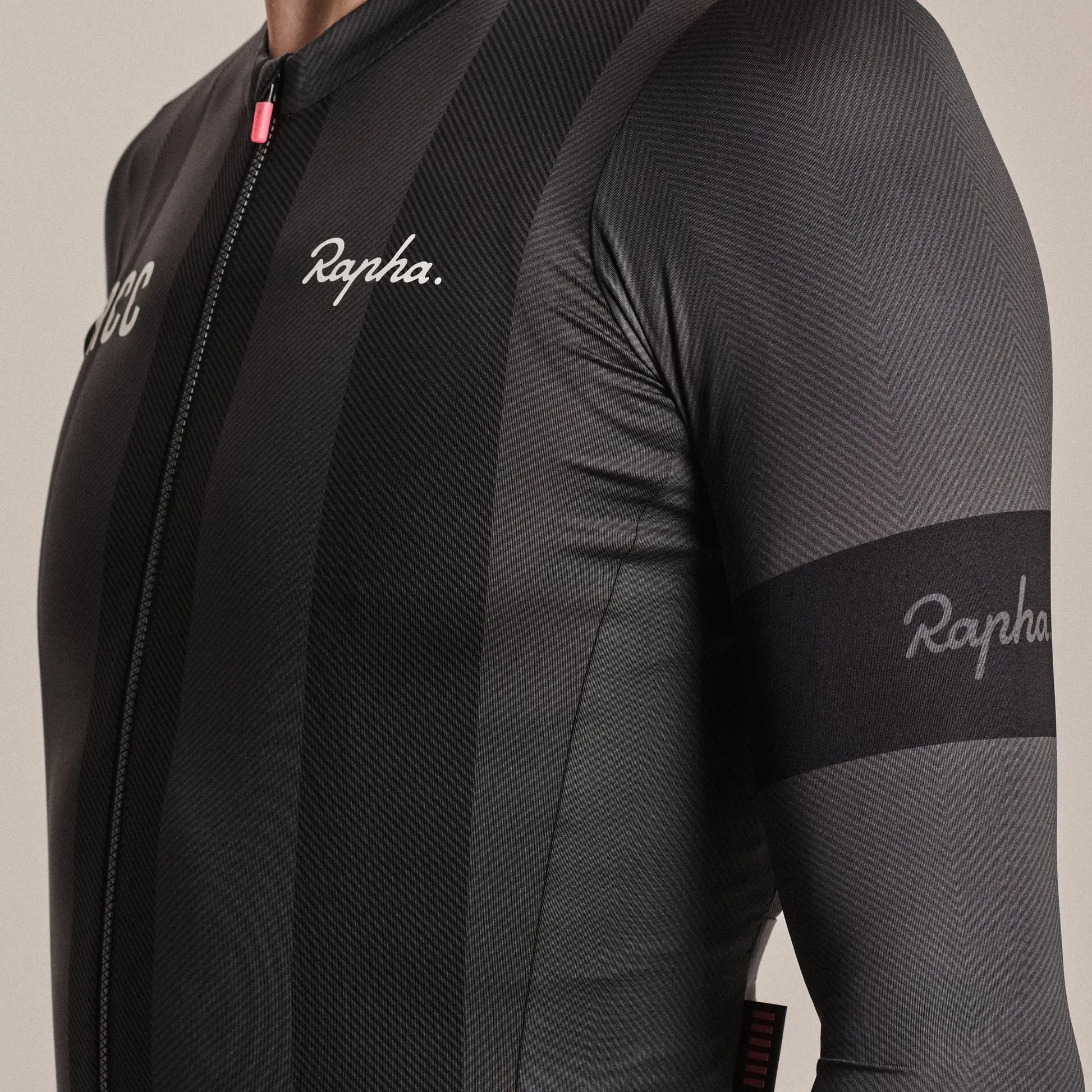 RAPHA Men's RCC Pro Team Long Sleeve Lightweight Jersey - Stealth/Black