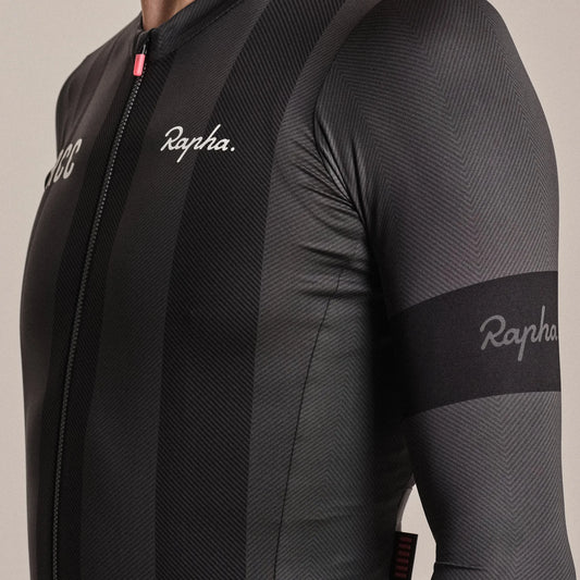 RAPHA Men's RCC Pro Team Long Sleeve Lightweight Jersey - Stealth/Black