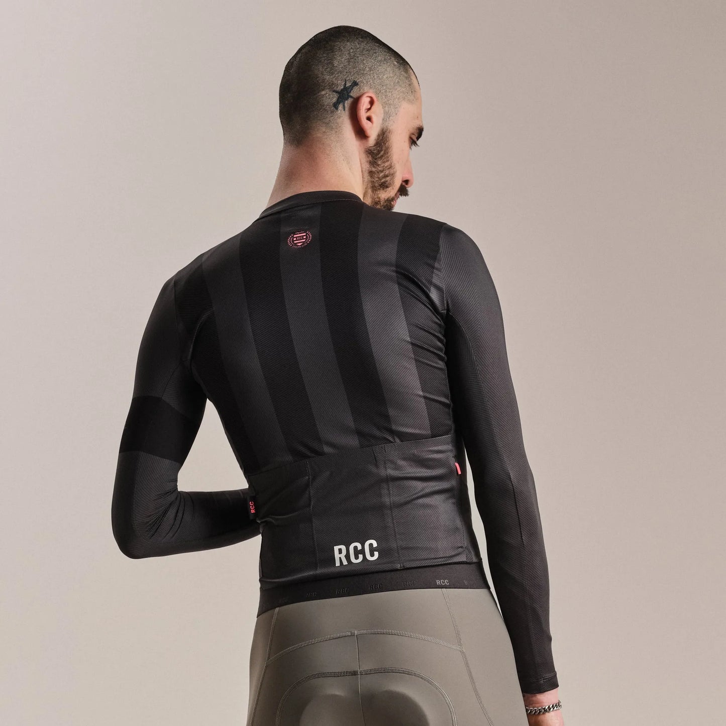 RAPHA Men's RCC Pro Team Long Sleeve Lightweight Jersey - Stealth/Black