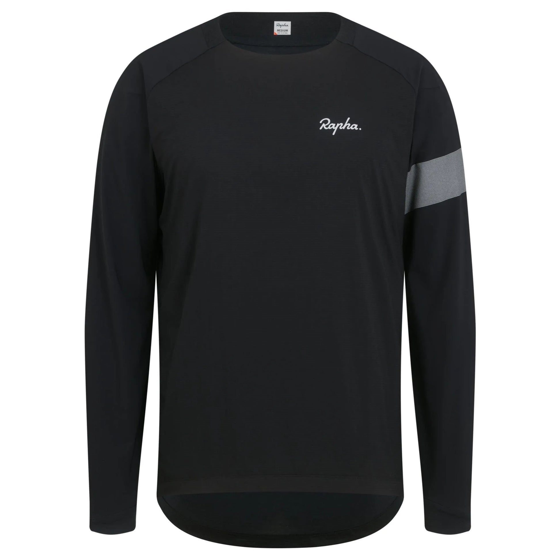 RAPHA Men's Trail Windblock Jersey - Black/Light Grey