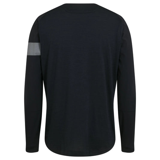RAPHA Men's Trail Windblock Jersey - Black/Light Grey