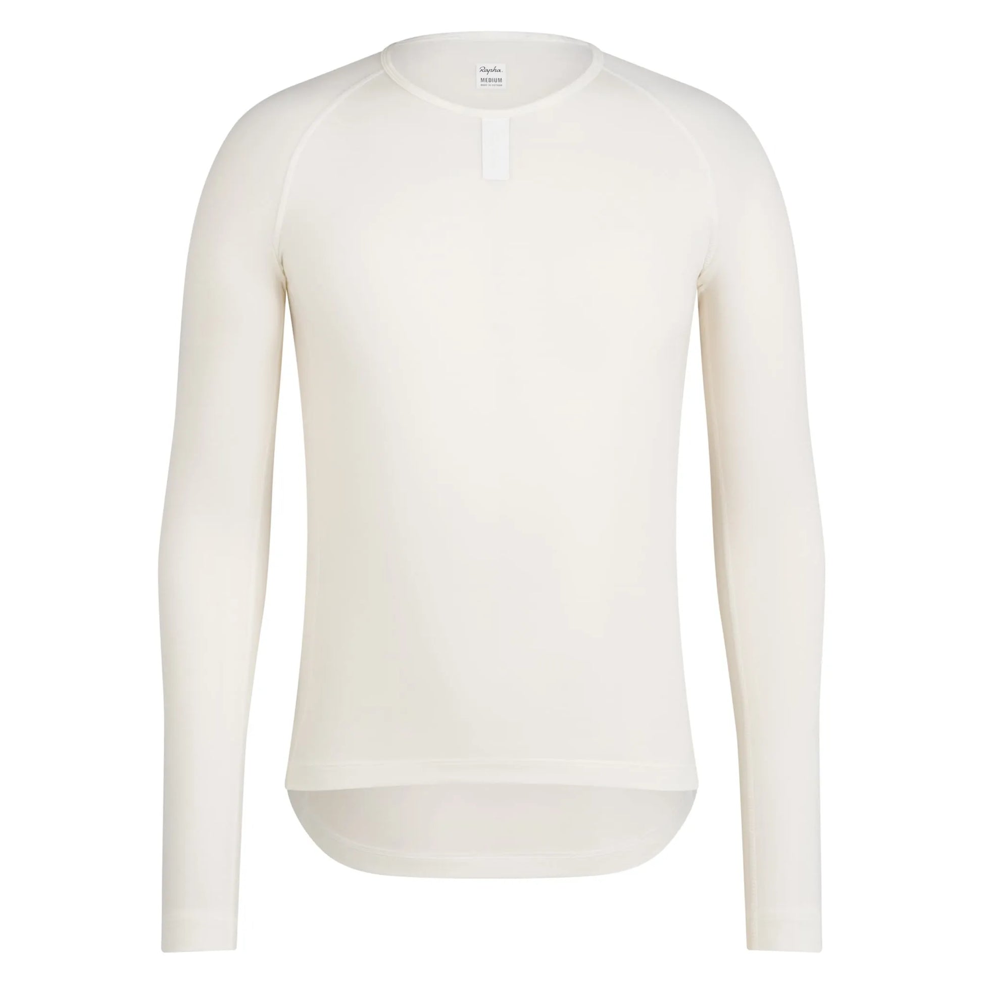 RAPHA Merino Base Layer Long Sleeve - Cream/White