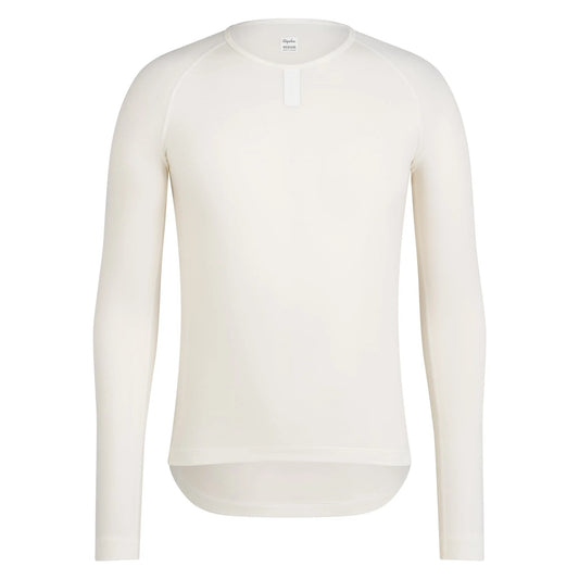 RAPHA Merino Base Layer Long Sleeve - Cream/White