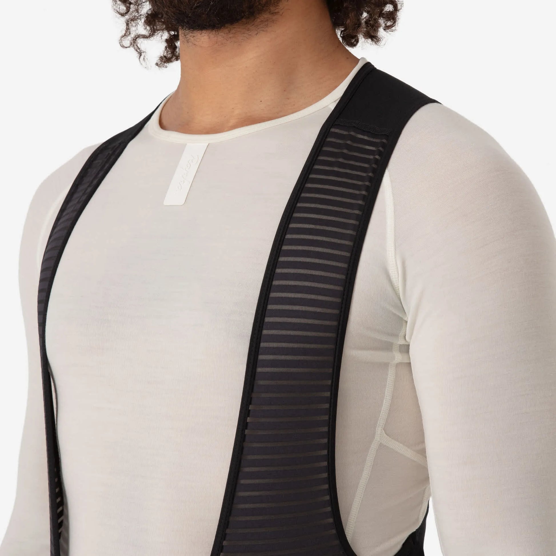 RAPHA Merino Base Layer Long Sleeve - Cream/White
