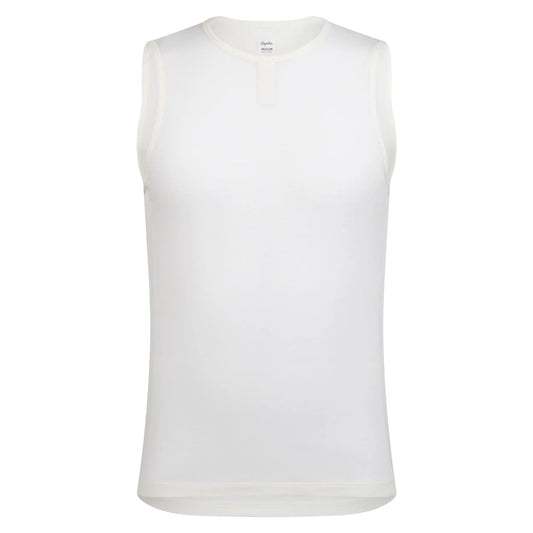 RAPHA Merino Lightweight Base Layer Sleeveless - Cream White