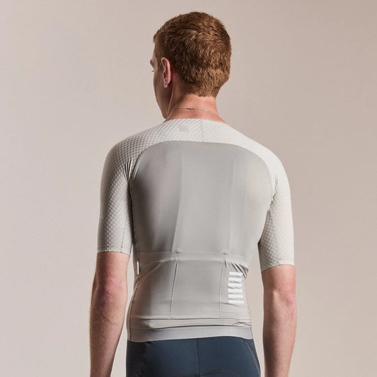 RAPHA PRO TEAM AERO JERSEY IV - SMOKY SILVER/WHITE