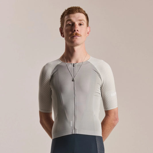 RAPHA PRO TEAM AERO JERSEY IV - SMOKY SILVER/WHITE