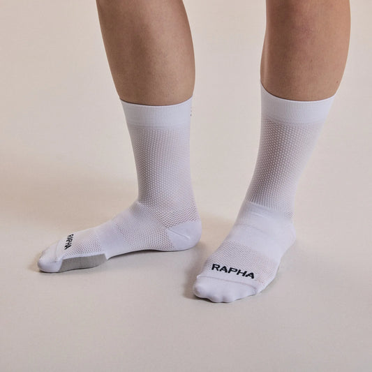 RAPHA PRO TEAM AIR SOCK - WHITE/WHITE