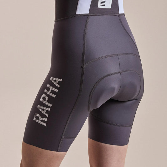RAPHA PRO TEAM BIB SHORTS III - IRON GREY/WHITE