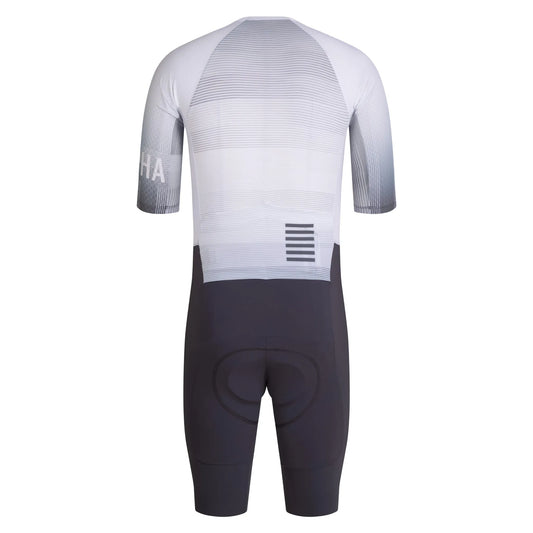 RAPHA PRO TEAM SUMMER ROADSUIT - WHITE/IRON GREY