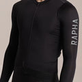 RAPHA Pr Team Long Sleeve Lightweight Jersey III - BLW Black Dark Grey