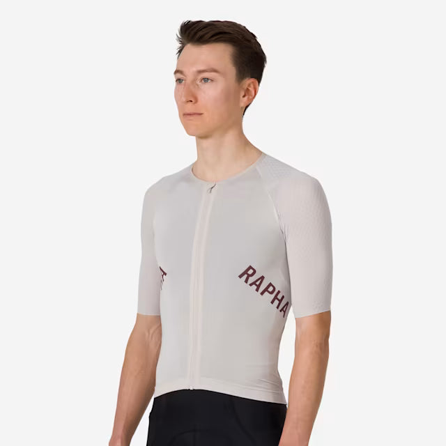 RAPHA Pro Team Aero Jersey - SWT Silver/Rum Raisin