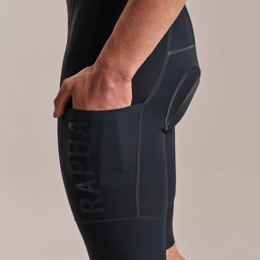 RAPHA Pro Team Cargo BIb Shorts Regular - CAI Carbon/Dark Grey
