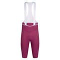 RAPHA Pro Team Cargo Bib Shorts Long - RAW Raspberry/White
