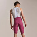 RAPHA Pro Team Cargo Bib Shorts Long - RAW Raspberry/White