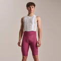 RAPHA Pro Team Cargo Bib Shorts Long - RAW Raspberry/White