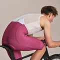 RAPHA Pro Team Cargo Bib Shorts Long - RAW Raspberry/White