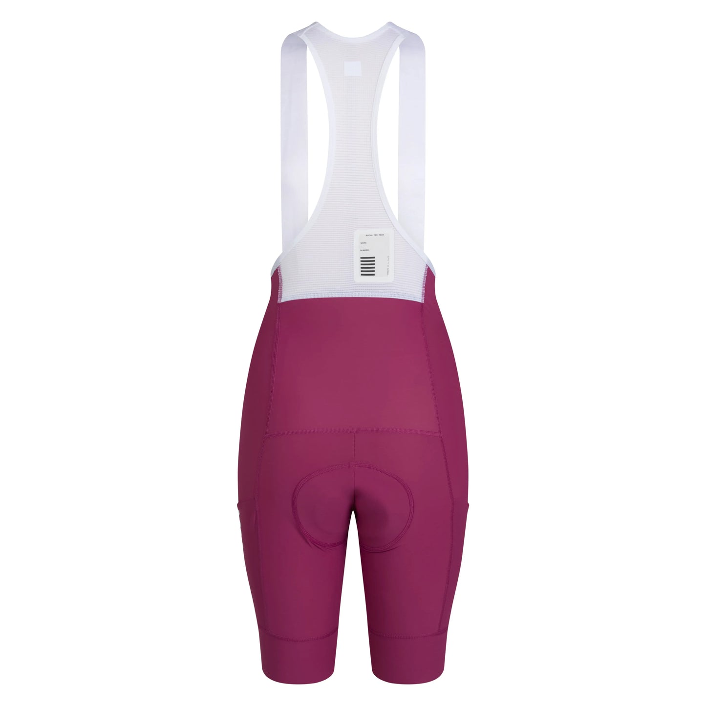 RAPHA Pro Team Cargo Women BIb Shorts Regular - RAW Raspberry/White