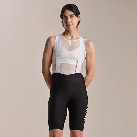 RAPHA Pro Team Cargo Women Bib Shorts Regular - BLW Black/White