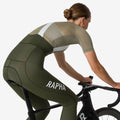 RAPHA Pro Team Lightweight Women Tights - DDW Dark Green/White