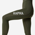 RAPHA Pro Team Lightweight Women Tights - DDW Dark Green/White
