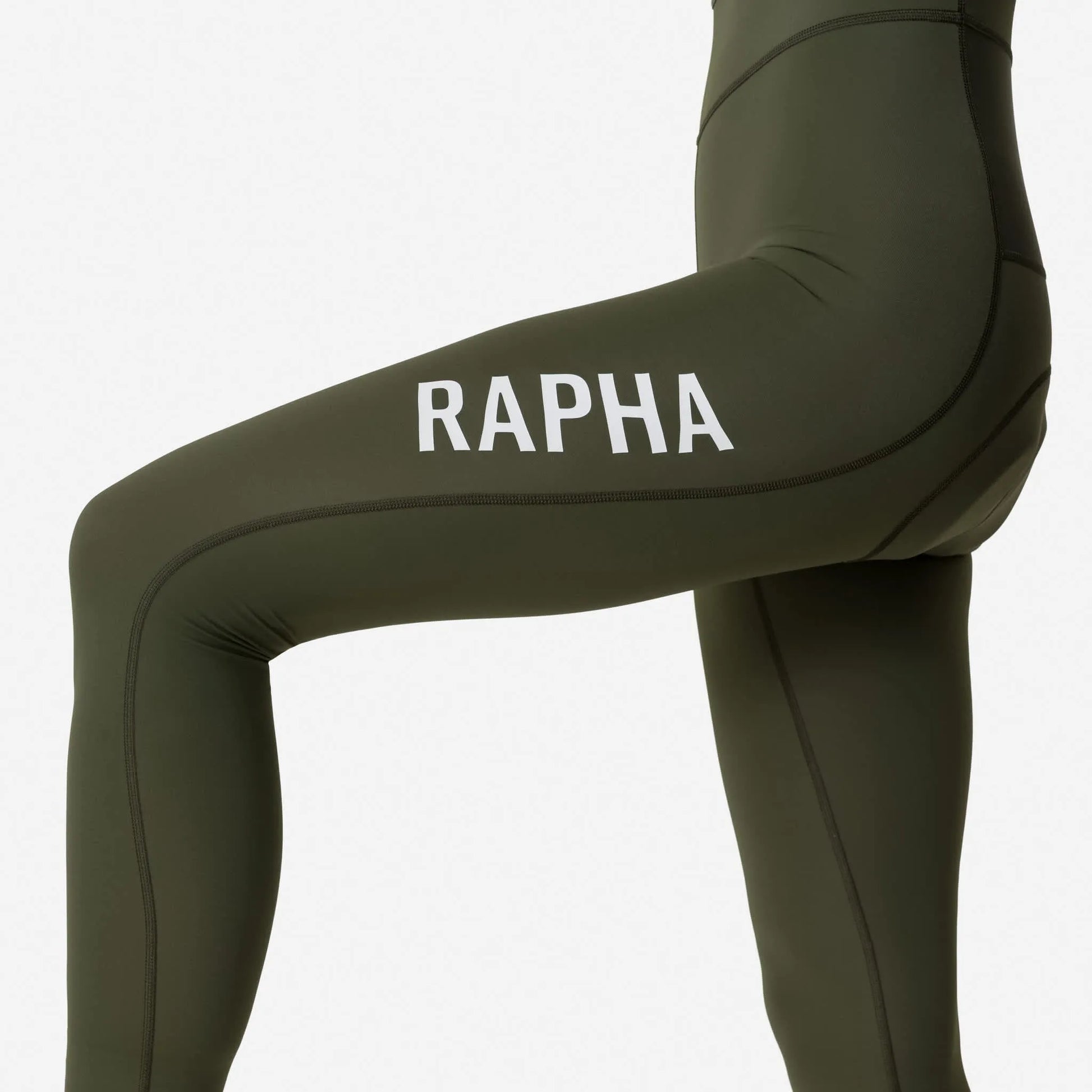 RAPHA Pro Team Lightweight Women Tights - DDW Dark Green/White