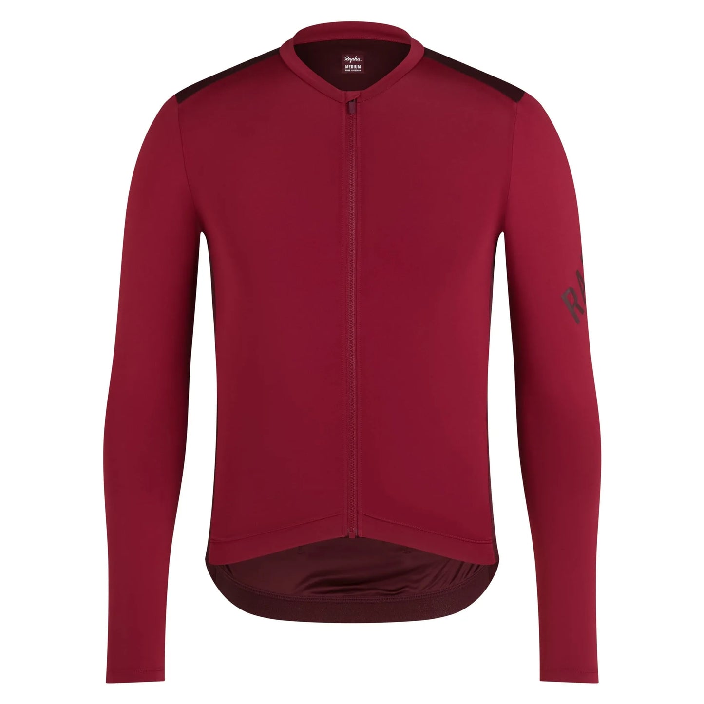 RAPHA Pro Team Long Sleeve Lightweight Jersey - COP Burgundy/Port