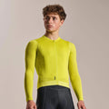 RAPHA Pro Team Long Sleeve Lightweight Jersey III - CIT Chartreuse/Black