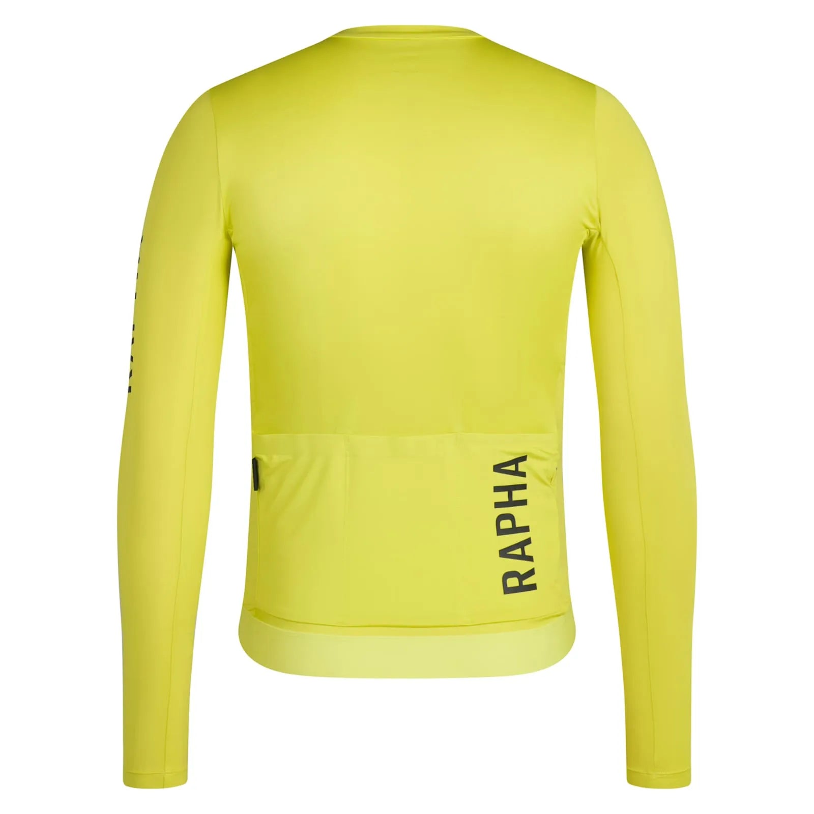 RAPHA Pro Team Long Sleeve Lightweight Jersey III - CIT Chartreuse/Black