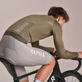 RAPHA Pro Team Long Sleeve Lightweight Jersey III - GSS Moss Green/Smoky Silver
