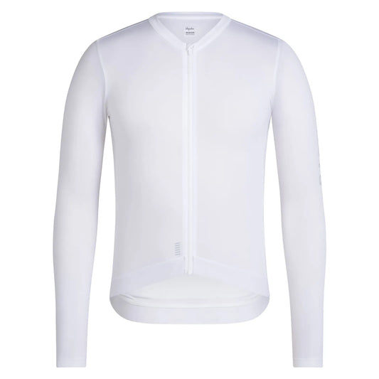RAPHA Pro Team Long Sleeve Lightweight Jersey III - WGG White/Silver