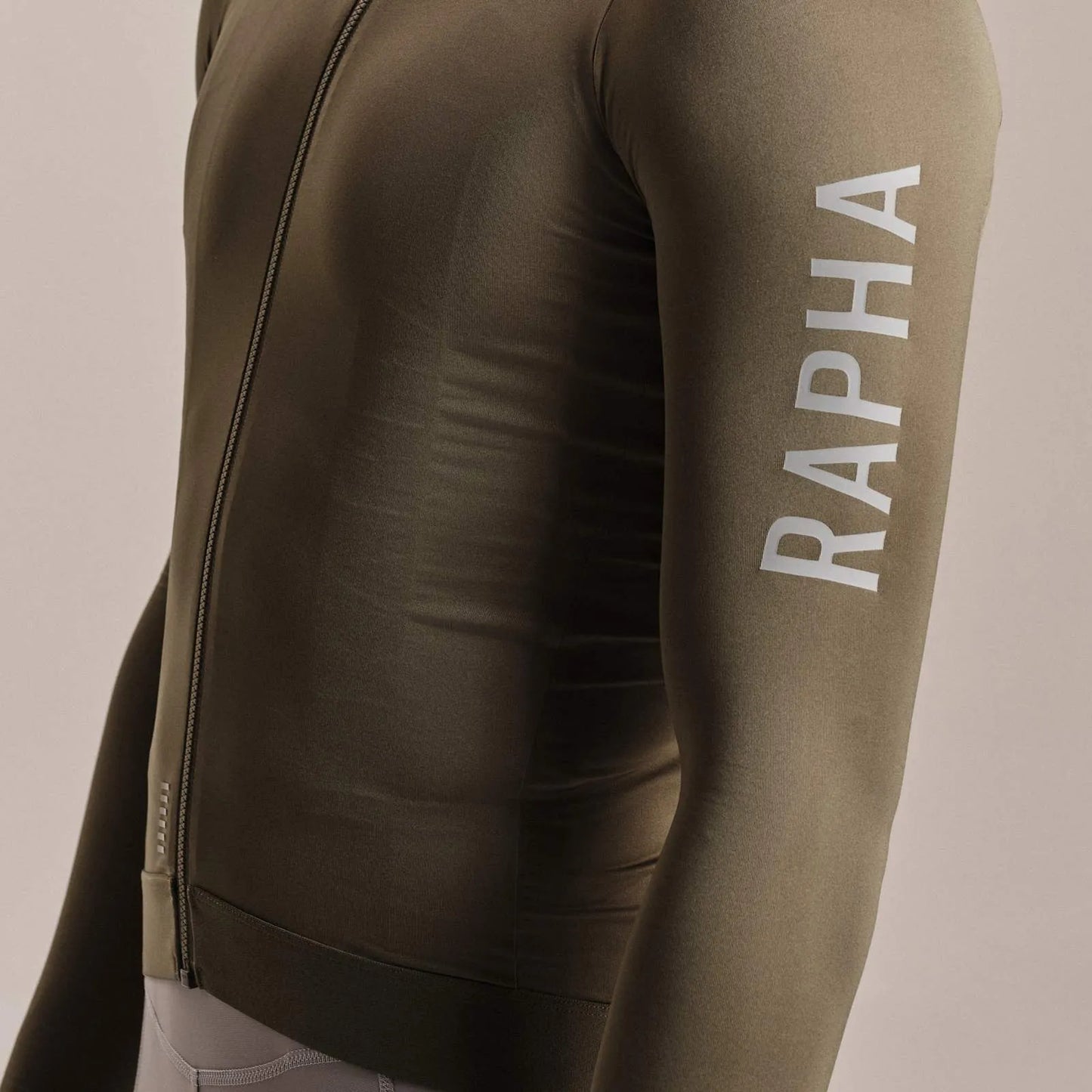 RAPHA Pro Team Long Sleeve Lightweight Jersey III - GSS Moss Green/Smoky Silver