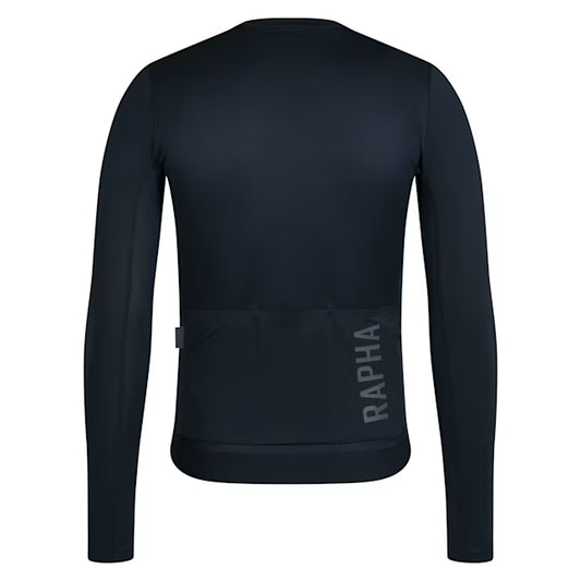 RAPHA Pro Team Long Sleeve Lightweight Jersey III - CAI Carbon/Dark Grey