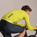 RAPHA Pro Team Long Sleeve Lightweight Jersey III - CIT Chartreuse/Black