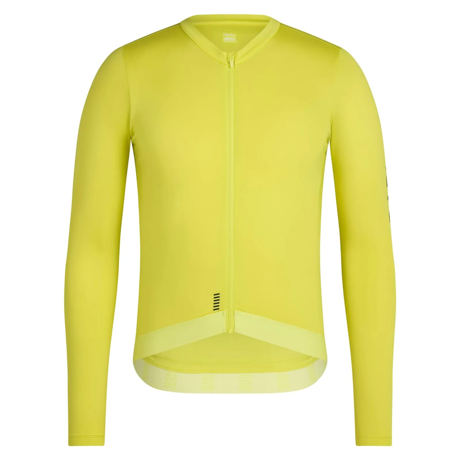 RAPHA Pro Team Long Sleeve Lightweight Jersey III - CIT Chartreuse/Black