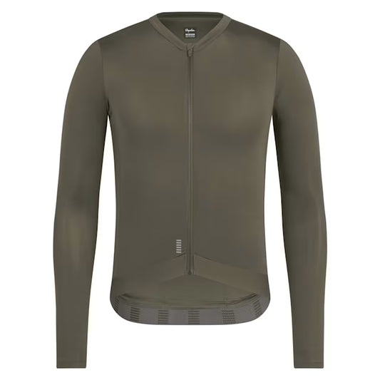 RAPHA Pro Team Long Sleeve Lightweight Jersey III - GSS Moss Green/Smoky Silver