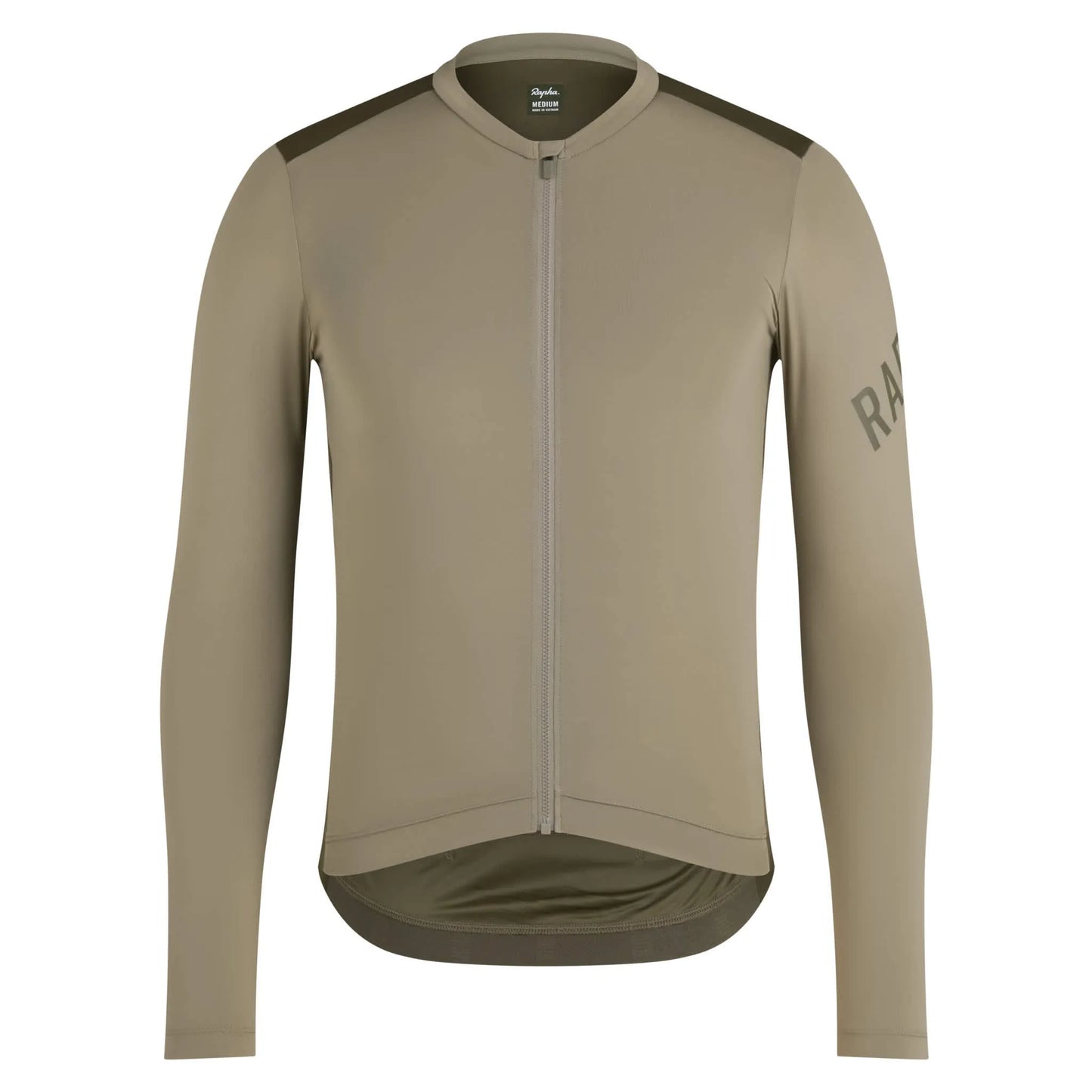 RAPHA Pro Team Long Sleeve Lightweight Jersey - VKL Khaki/Moss Green