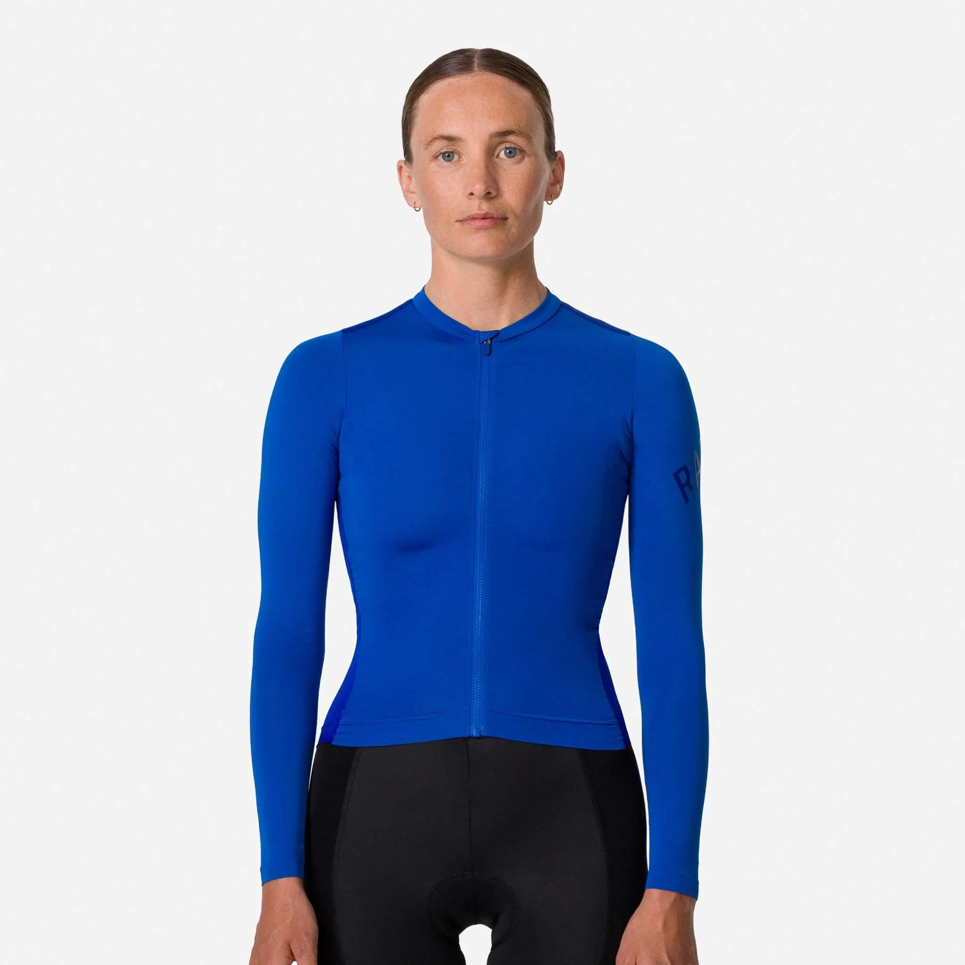 RAPHA Pro Team Long Sleeve Lightweight Women Jersey - BOU Light Blue/Blue