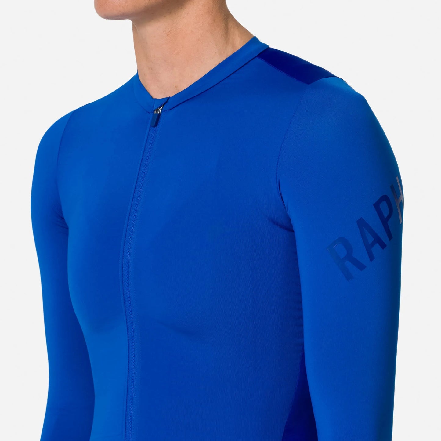 RAPHA Pro Team Long Sleeve Lightweight Women Jersey - BOU Light Blue/Blue
