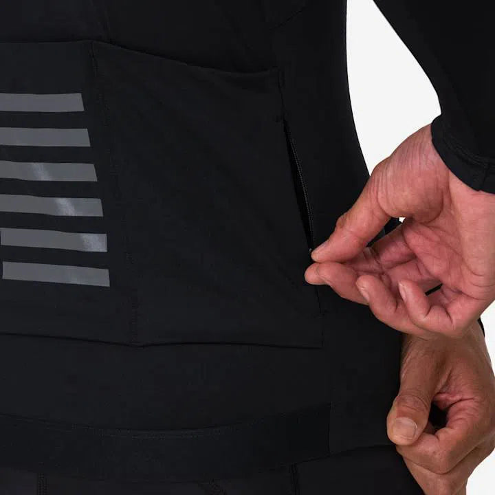 RAPHA Pro Team Long Sleeve Midweight Jersey - BLW Black/White