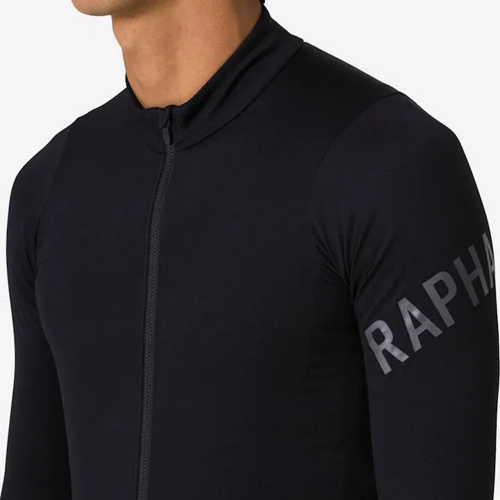 RAPHA Pro Team Long Sleeve Midweight Jersey - BLW Black/White
