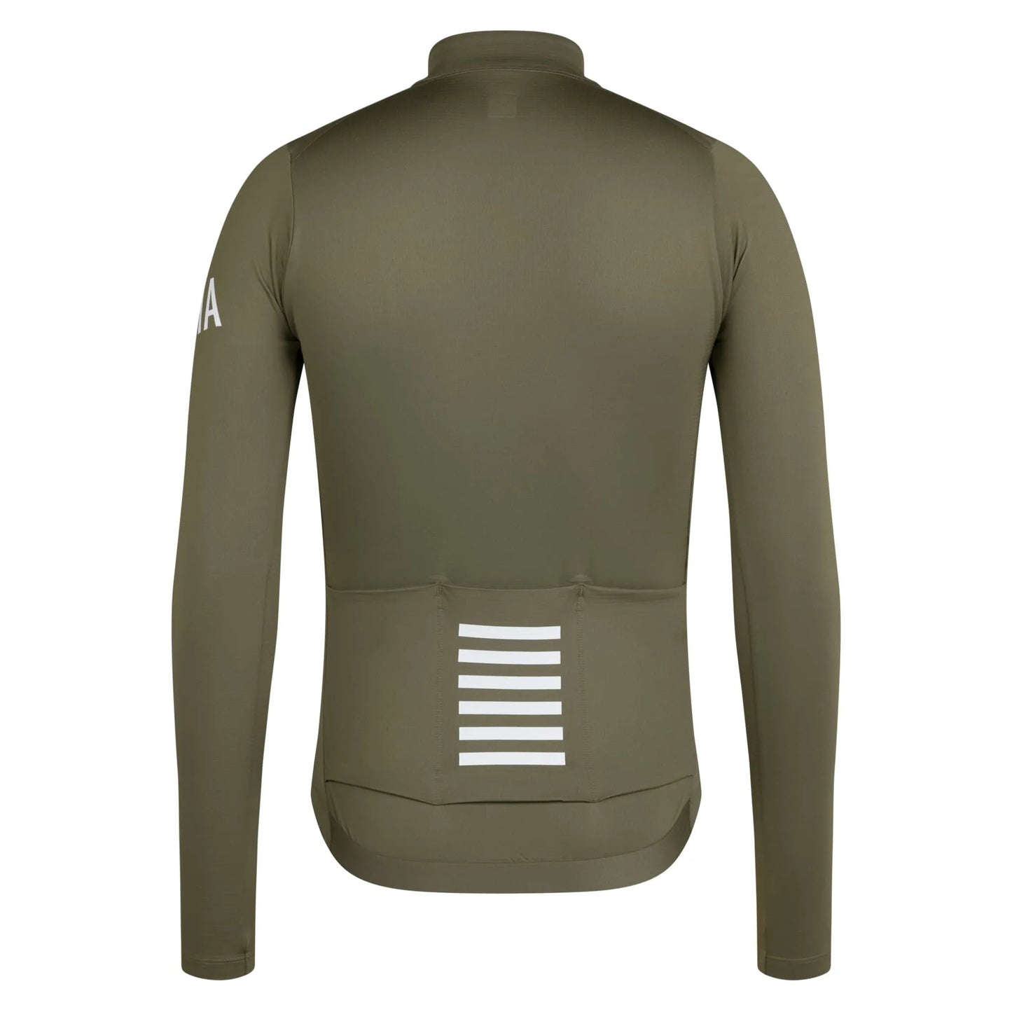 RAPHA Pro Team Long Sleeve Midweight Jersey - KLW Moss Green/White