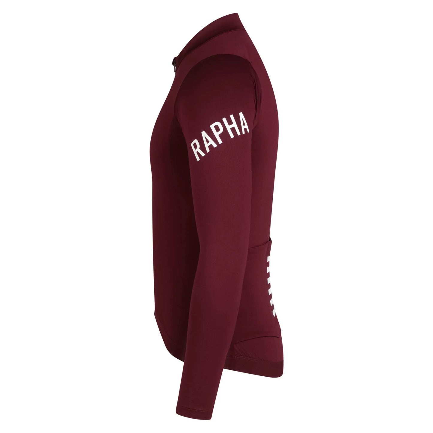 RAPHA Pro Team Long Sleeve Midweight Jersey - PRY Port/White