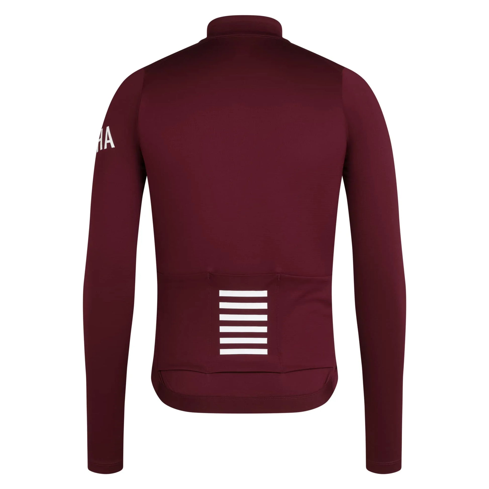 RAPHA Pro Team Long Sleeve Midweight Jersey - PRY Port/White