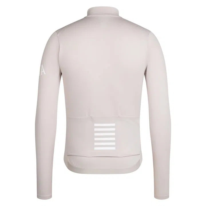 RAPHA Pro Team Long Sleeve Midweight Jersey - SGA Silver Gray RAPHA Pro Team Long Sleeve Midweight Jersey - SGA Silver Gray