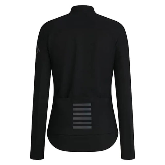 RAPHA Pro Team Long Sleeve Shadow Women Jersey - BLW Black/White