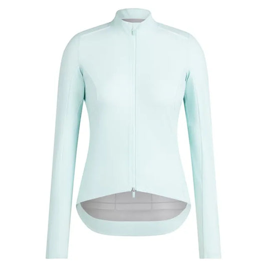RAPHA Pro Team Long Sleeve Shadow Women Jersey - FAW Aqua/White