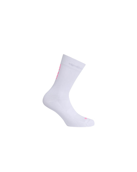 RAPHA Pro Team Sock ll Regular - White/Hi-Vis Pink