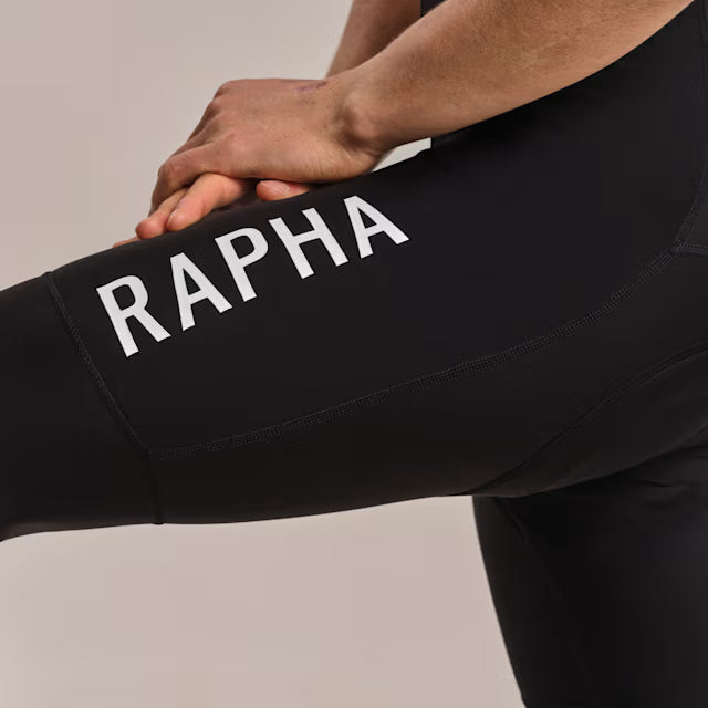 RAPHA Pro Team Training Bib Shorts II Regular - BLW Black/White