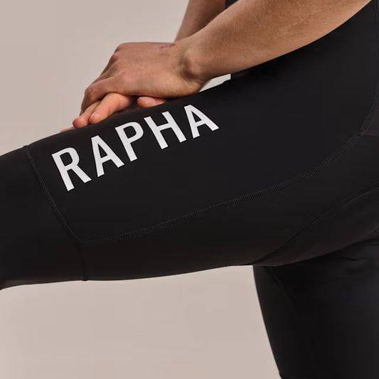 RAPHA Pro Team Training Bib Shorts II Regular - BLW Black/White